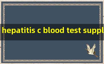 hepatitis c blood test supplier